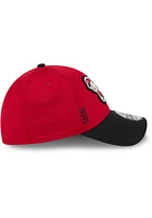 New Era Cincinnati Reds Mens Red 2024 Clubhouse 2T 39THIRTY Flex Hat