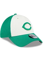 New Era Cincinnati Reds Mens Green 2024 St Patricks Day 39THIRTY Flex Hat