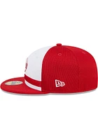 New Era Cincinnati Reds Mens Red 2024 Batting Practice 59FIFTY Fitted Hat