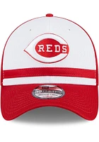 New Era Cincinnati Reds Mens Red 2024 Batting Practice 39THIRTY Flex Hat