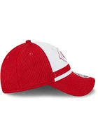 New Era Cincinnati Reds 2024 Batting Practice Stretch Snap 9FORTY Adjustable Hat - Red