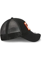 New Era Cincinnati Bengals Plate Trucker 9FORTY Adjustable Hat - Black