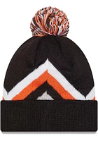 New Era Cincinnati Bengals Black Zig Zag Cuff Pom Mens Knit Hat