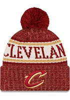 New Era Cleveland Cavaliers Cardinal NE18 Sport Mens Knit Hat