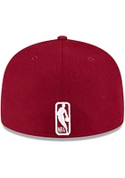 New Era Cleveland Cavaliers Mens Cardinal Basic 59FIFTY Fitted Hat