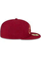 New Era Cleveland Cavaliers Mens Cardinal Basic 59FIFTY Fitted Hat