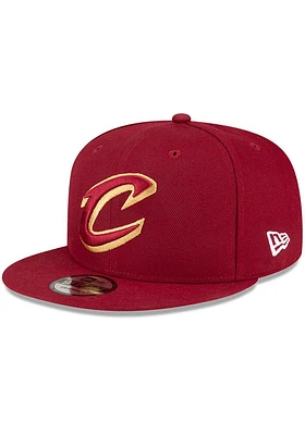 New Era Cleveland Cavaliers Cardinal Basic 9FIFTY Mens Snapback Hat