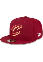 New Era Cleveland Cavaliers Cardinal Basic 9FIFTY Mens Snapback Hat