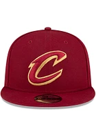 New Era Cleveland Cavaliers Cardinal Basic 9FIFTY Mens Snapback Hat