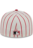 New Era Cincinnati Reds Mens Tan Big League Chew 59FIFTY Fitted Hat