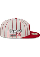 New Era Cincinnati Reds Mens Tan Big League Chew 59FIFTY Fitted Hat