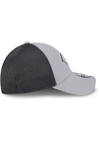 New Era Cincinnati Reds Mens Grey Greyed Evergreen Neo 39THIRTY Flex Hat