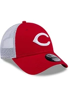 New Era Cincinnati Reds Evergreen Trucker 9FORTY Adjustable Hat - Red