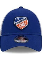 New Era FC Cincinnati Evergreen Trucker 9FORTY Adjustable Hat - Blue