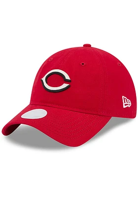 New Era Cincinnati Reds Red Evergreen Glitter 9TWENTY Womens Adjustable Hat