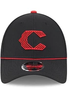 New Era Cincinnati Reds 2024 MLB City Connect Stretch Snap 9FORTY Adjustable Hat - Black