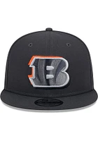 New Era Cincinnati Bengals Graphite 2024 NFL Draft 9FIFTY Mens Snapback Hat