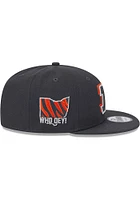 New Era Cincinnati Bengals Graphite 2024 NFL Draft 9FIFTY Mens Snapback Hat