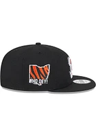 New Era Cincinnati Bengals Black 2024 NFL Draft 9FIFTY Mens Snapback Hat