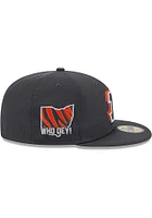 New Era Cincinnati Bengals Mens Graphite 2024 NFL Draft 59FIFTY Fitted Hat