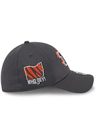 New Era Cincinnati Bengals Mens Graphite 2024 NFL Draft 39THIRTY Flex Hat