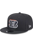 New Era Cincinnati Bengals Graphite 2024 NFL Draft JR 9FIFTY Youth Snapback Hat