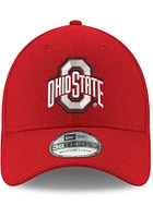 New Era Ohio State Buckeyes Mens Primary Logo Diamond 39THIRTY Flex Hat