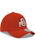 New Era Ohio State Buckeyes Mens Red Primary Logo Team Classic 39THIRTY Flex Hat