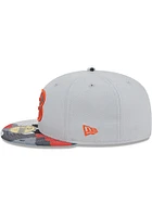 New Era Cincinnati Bengals Mens Grey Active Training Camo Visor 59FIFTY Fitted Hat