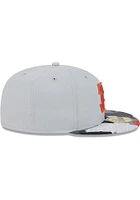 New Era Cincinnati Bengals Mens Grey Active Training Camo Visor 59FIFTY Fitted Hat