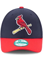 New Era St Louis Cardinals The League Enhanced Adjustable Hat - Navy Blue