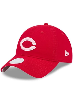 New Era Cincinnati Reds Red 2024 Mothers Day W 9TWENTY Womens Adjustable Hat