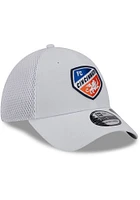 New Era FC Cincinnati Mens White Game Day Recycled 39THIRTY Flex Hat