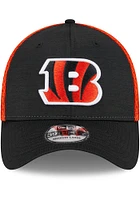 New Era Cincinnati Bengals Mens Black Game Day TC Distinct 2T 39THIRTY Flex Hat