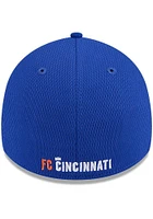 New Era FC Cincinnati Mens Active Arrow Stitch 39THIRTY Flex Hat