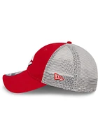 New Era Cincinnati Reds Game Day Super Side Patch Trucker 9TWENTY Adjustable Hat - Red