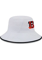 New Era Cincinnati Bengals White BCKT GAME DAY 17557 Mens Bucket Hat