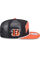 New Era Cincinnati Bengals Black Throwback Golfer Rope 9FIFTY Mens Snapback Hat