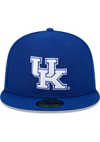 New Era Kentucky Wildcats Mens Blue Throwback Side Emb 59FIFTY Fitted Hat