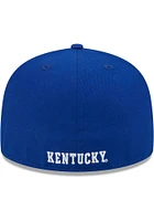 New Era Kentucky Wildcats Mens Blue Throwback Side Emb 59FIFTY Fitted Hat