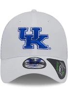 New Era Kentucky Wildcats Mens White Game Day Recycled 39THIRTY Flex Hat