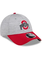 New Era Ohio State Buckeyes 2T Active Snap 9FORTY Adjustable Hat - Grey