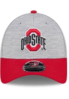 New Era Ohio State Buckeyes 2T Active Snap 9FORTY Adjustable Hat - Grey