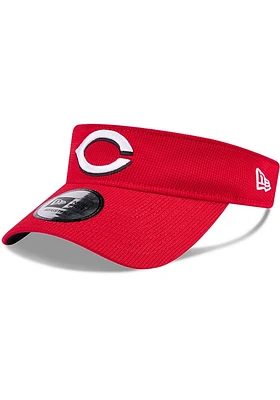 New Era Cincinnati Reds Mens Red Game Day Secondary UV Adjustable Visor