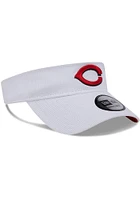 New Era Cincinnati Reds Mens White Game Day Primary UV Adjustable Visor