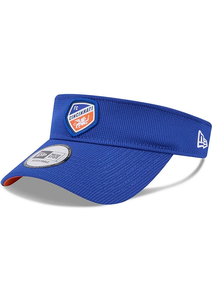 New Era FC Cincinnati Mens Blue Game Day Secondary UV Adjustable Visor