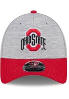 New Era Ohio State Buckeyes Grey 2T Active Snap JR 9FORTY Youth Adjustable Hat