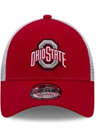 New Era Ohio State Buckeyes Evergreen Stretch Snap 9FORTY Adjustable Hat - Red