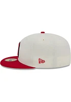 New Era Ohio State Buckeyes Mens White Chrome 2T Evergreen 59FIFTY Fitted Hat