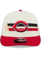 New Era Cincinnati Reds 2024 All-Star Game Workout LP9FIFTY Adjustable Hat - White